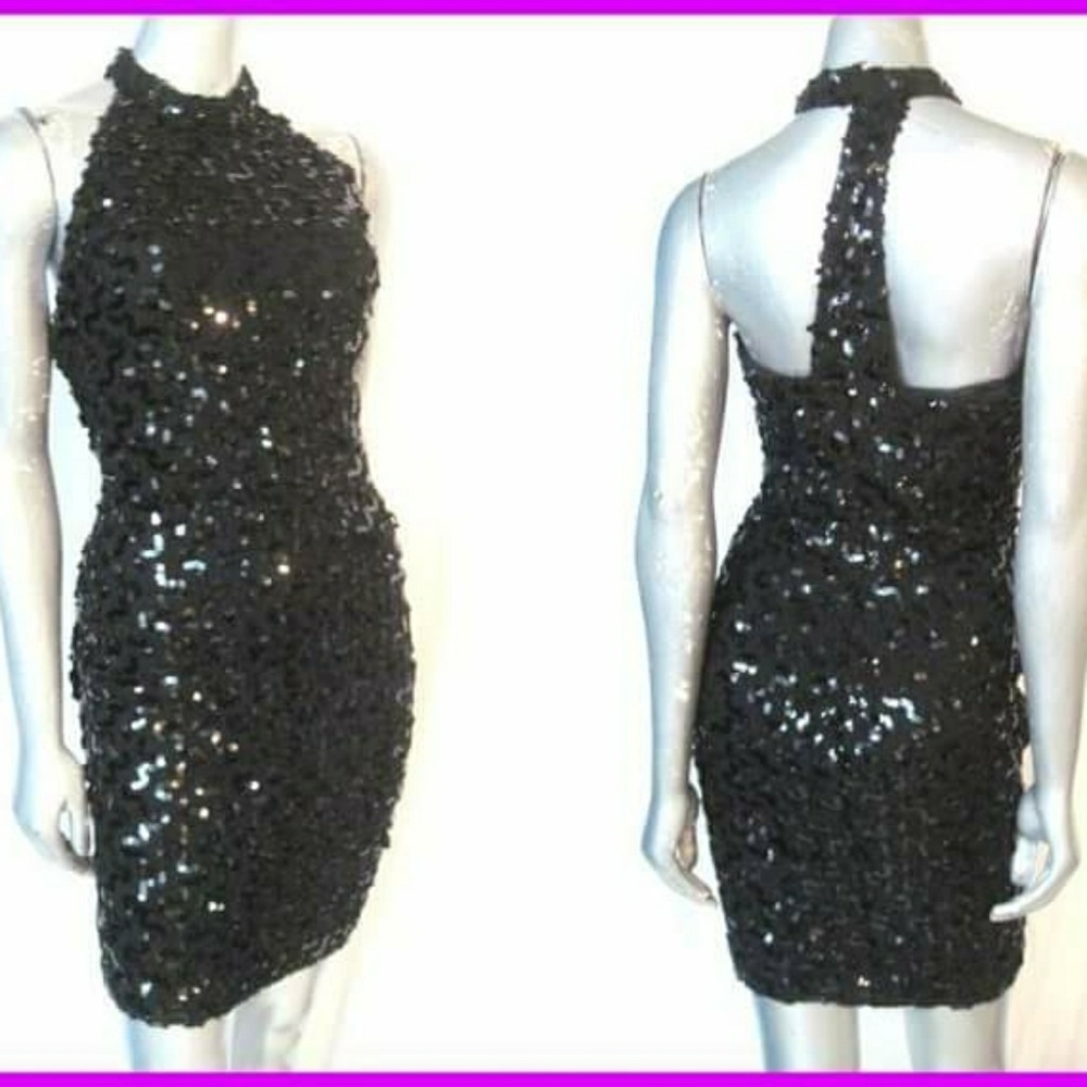 Vintage 1980s sequin dress